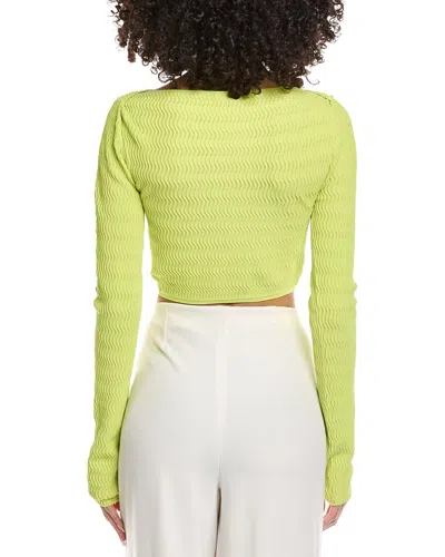 Lapointe Matte Viscose Top In Green