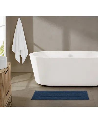 Brooklyn Loom Super Soft Bath Rug In Blue