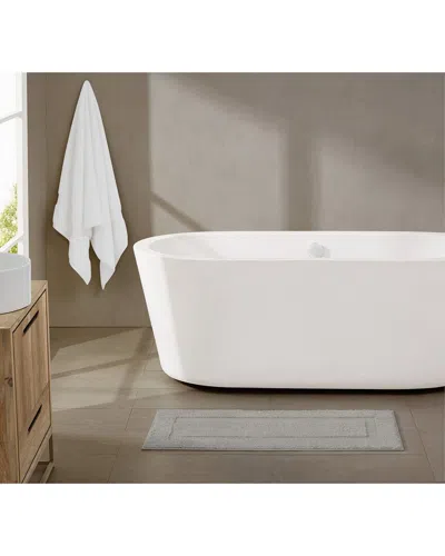 Brooklyn Loom Super Soft Bath Rug In White