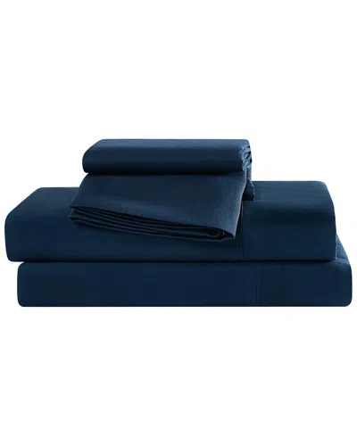 Simmons Essential Solid Sheet Set In Blue