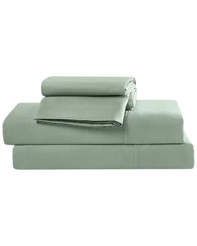 Simmons Essential Solid Sheet Set In Green