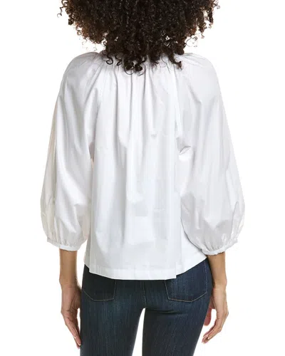 Tyler Boe Harper Button Front Blouse In White
