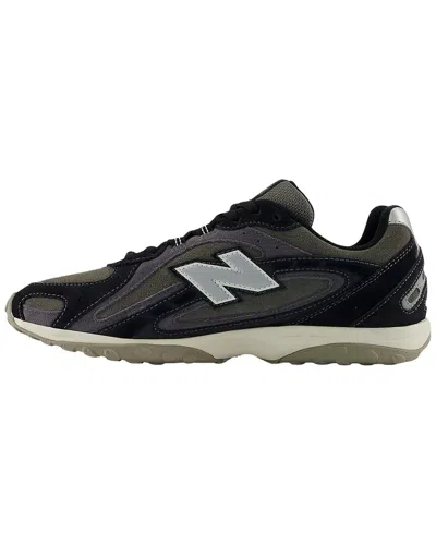 New Balance Womens Black Magnet 204l Suede And Mesh Trainers In Multi