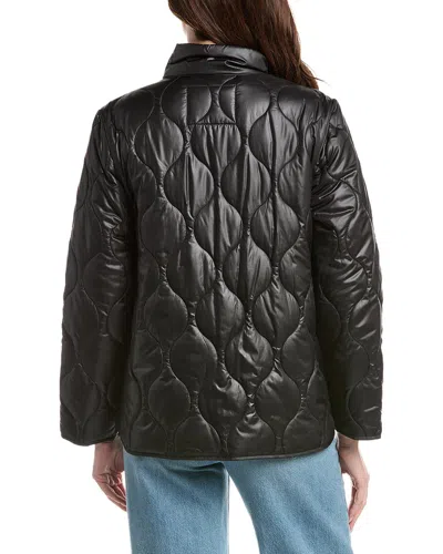 Sam Edelman Stand Collar Bomber Jacket In Black