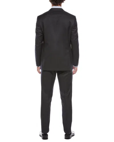 Canali 2pc Wool Suit In Black