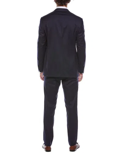Canali 2pc Wool Suit In Blue