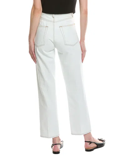 Frame The Vertical Trinity Crop Jean In Neutral