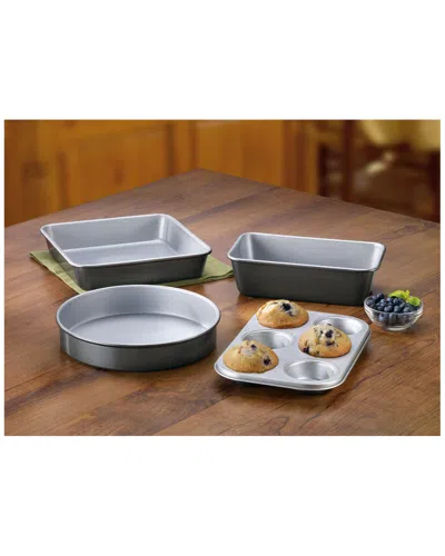 Cuisinart 4pc Non-stick Bakeware Set Amb-4 In Silver