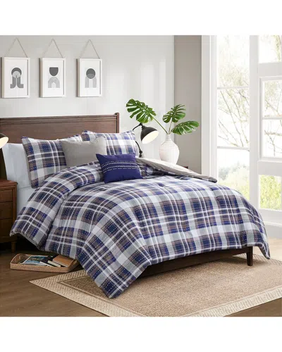 Modern Threads Daegan Comforter Set In Blue