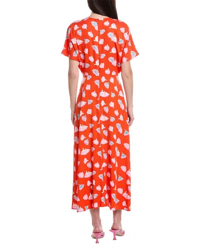 Marimekko Suitsuke Flutter Sleeve Maxi Dress In Multi