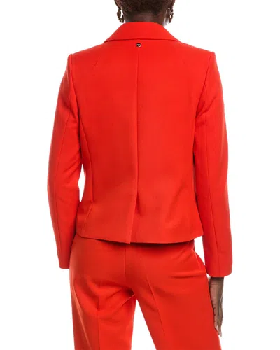 Marc Cain Solid Blazer In Red