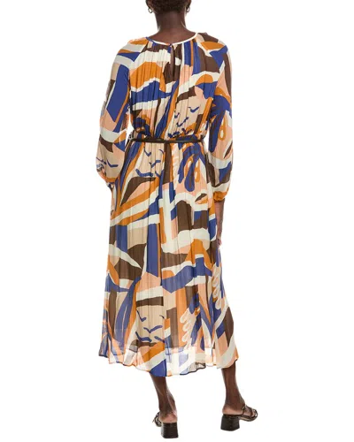 Marc Cain Printed Silk-blend In Multi