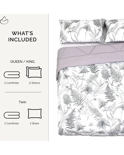 Gouchee Home Verdure Comforter Set In Gray