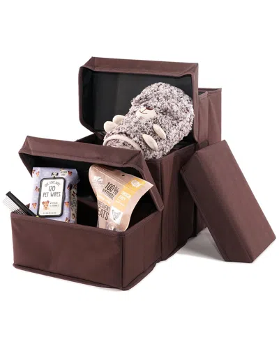 Precious Tails Padded 2 Step Pet Storage Foldable In Brown