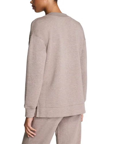 Spanx Brushed V-neck Tunic In Blue