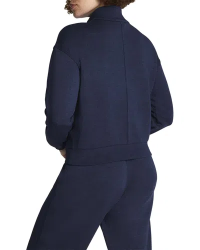 Spanx Brushed Full Zip Jacket In Black