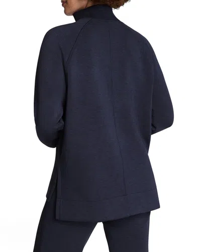 Spanx ® Brushed Half Zip Tunic In Blue