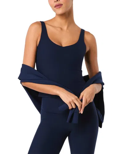 Spanx V-neck Tank In Blue