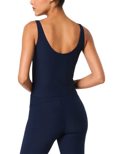 Spanx V-neck Tank In Blue