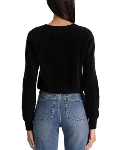 Alice And Olivia Carolee Cashmere Pullover In Black