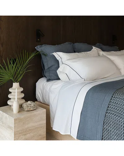Rest And Reset Rest & Reset Murmur Quilt Pillow In Blue