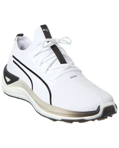 Puma Golf Electrocat Nitro Canvas Sneaker In White