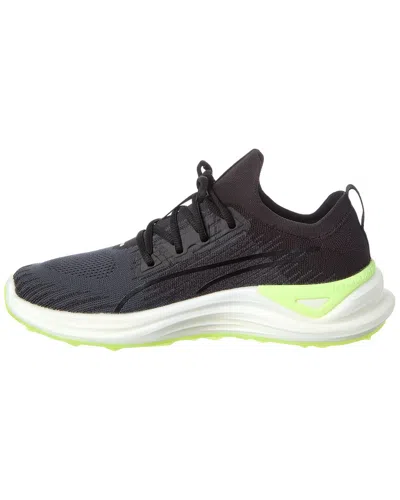 Puma Golf Electrocat Nitro Canvas Sneaker In Black