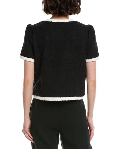 Cece Patch Pocket Contrast Binding Jacket In Black