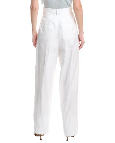 Max Mara Leone Solid Trouser In White
