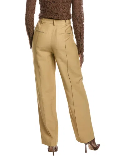 Co Wool-blend Cigarette Trouser In Nude