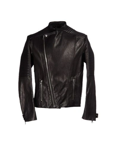 Public School Biker Jacket In Black