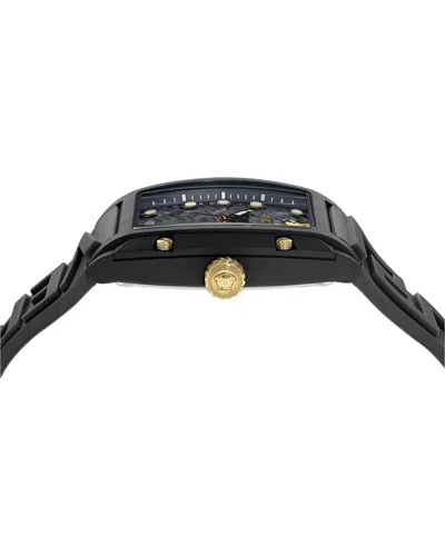 Versace Dominus Ecoceramic Watch In Black