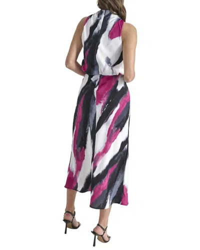 Dkny Drapey Midi Dress In Multi