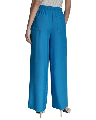 Dkny Pull On Front Seam Pant In Blue