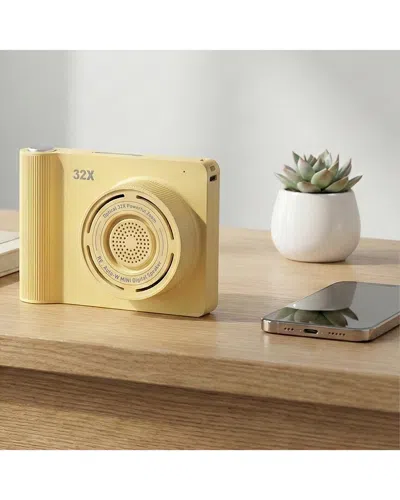 Ztech Mini Portable Wireless Speaker In Yellow