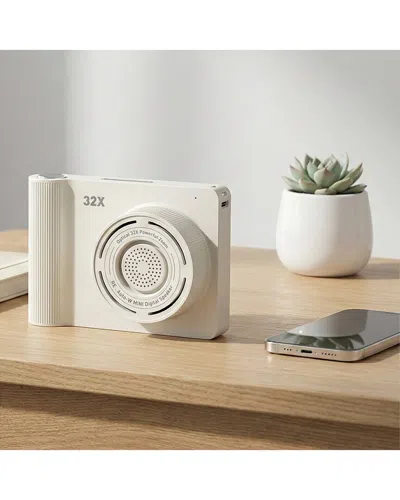 Ztech Mini Portable Wireless Speaker In Neutral