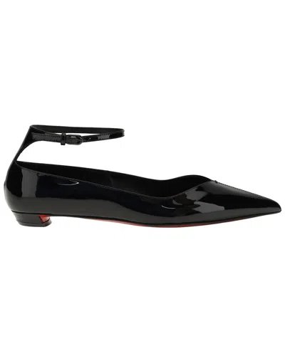 Christian Louboutin Women Erozeena Patent Leather Ballets In Black