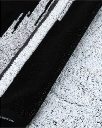 Missoni Skunk Bath Towel In Black