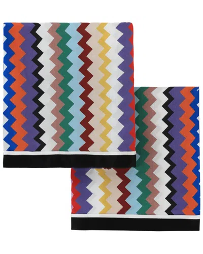 Missoni Set Of 2 Valparaiso Pillow Cases In Multi