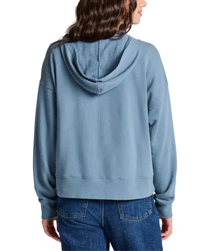 Life Is Good Terry Boxy Pullover In Blue