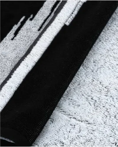 Missoni Skunk Bath Towel In Black
