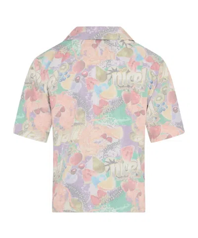 Martine Rose All-over Patterned Button-up Shirt In Multi