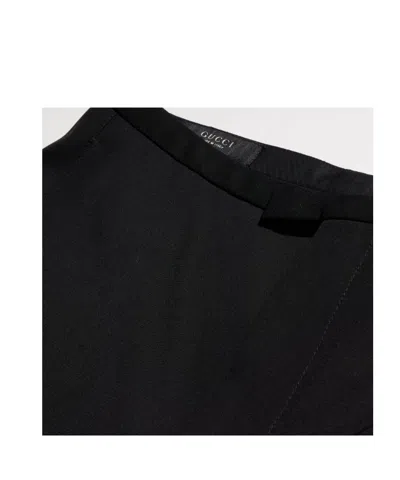 Gucci Light Wool Pants In Black