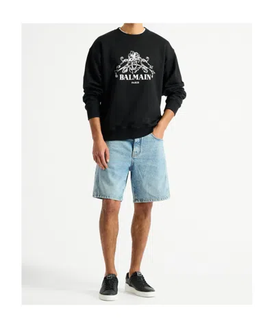 Balmain Vine Sweatshirt In Multi