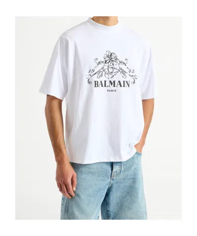 Balmain Vine T-shirt In Multi