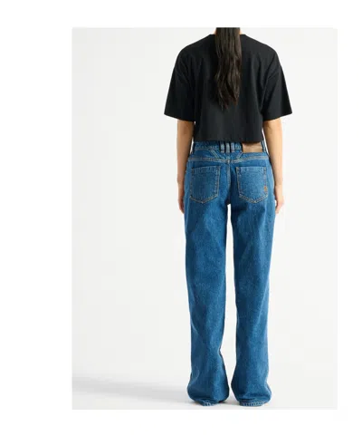 Balmain Logo Cotton T-shirt For Women In Black