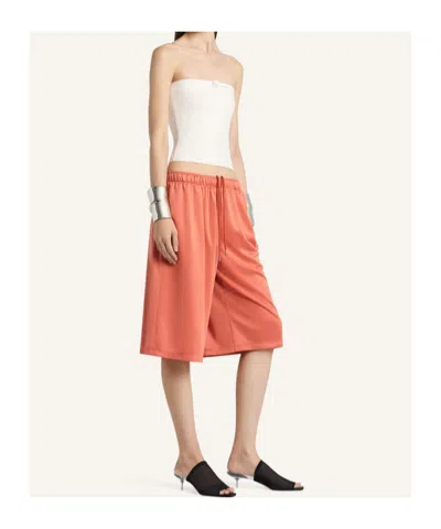 Courrèges Back-panel Shorts In Pink