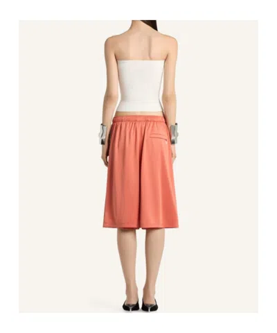 Courrèges Back-panel Shorts In Pink