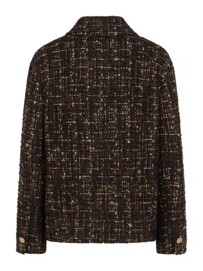 Tagliatore Double-breasted Coat In Multi