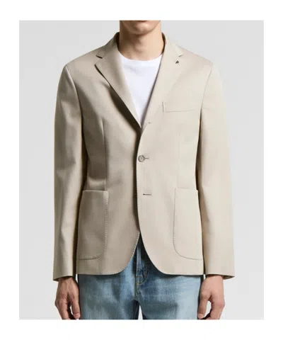Peserico Front-button Blazer In Gray